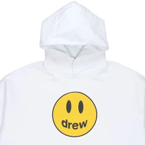 Drew House Mascot 笑臉印花連帽衛衣男女同款白色送禮推薦送男友