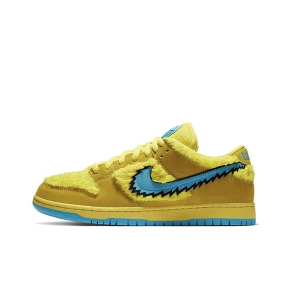 Grateful Dead x Nike Dunk SB LoW Pro “opti yellow”跳舞小熊防滑低筒板鞋男女同款黃藍