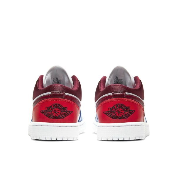 Air Jordan 1 Multi-Color 低筒/白色/酒紅/藍趾：圖片 4
