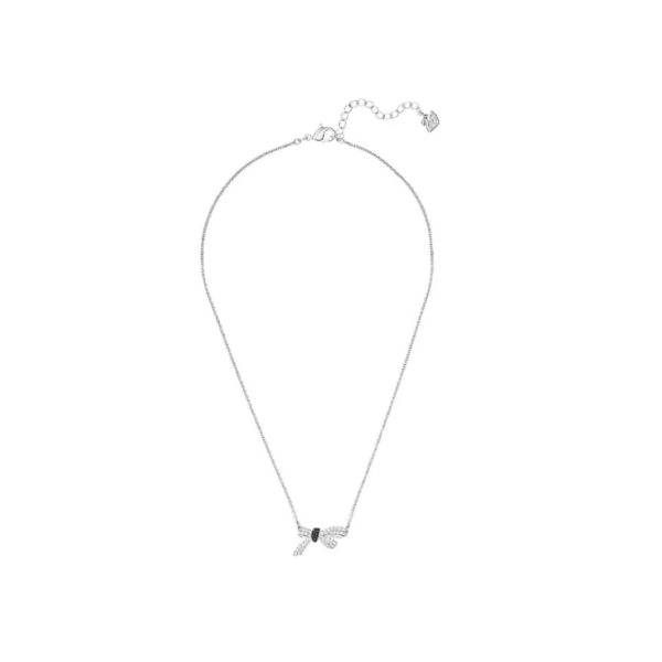 Swarovski/施華洛世奇蝴蝶結鎖骨項鍊5412679 白金：圖片 2