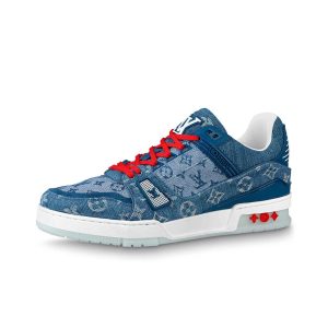 Louis Vuitton Trainer 藍色/白色/紅色