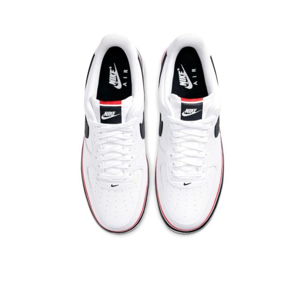 Nike Air Force 1 White Blue Red Ribbon 白色/紅色藍色緞帶：圖片 2