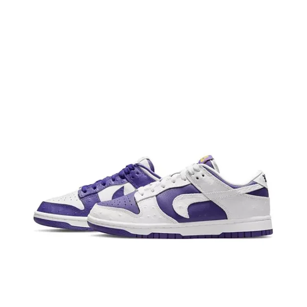 Nike Dunk Low "Flip The Old School" 反鉤撕紙潮流百搭低筒休閒板鞋白紫鴛鴦：圖片 2