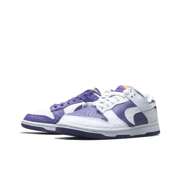 Nike Dunk Low "Flip The Old School" 反鉤撕紙潮流百搭低筒休閒板鞋白紫鴛鴦：圖片 3