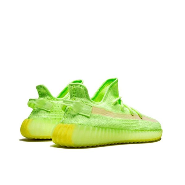 Adidas Originals Yeezy Boost 350 V2 "Glow in the Dark" 夜光綠男女同款：圖片 2