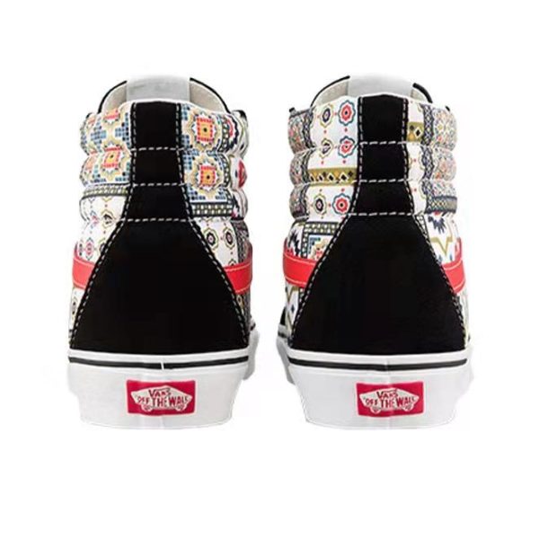 Vans SK8-Hi 黑色/摩洛哥印花：圖片 4