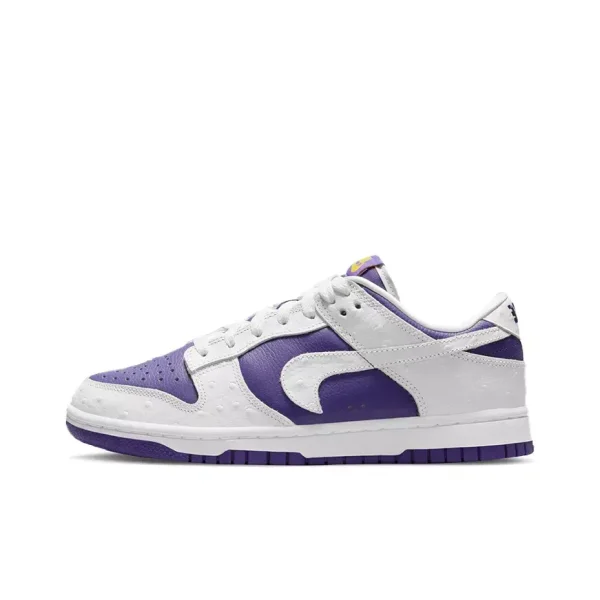 Nike Dunk Low "Flip The Old School" 反鉤撕紙潮流百搭低筒休閒板鞋白紫鴛鴦