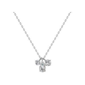 【唐嫣同款系列】Swarovski/施華洛世奇圓形水滴形鑽石項鍊5571077 銀色5571077