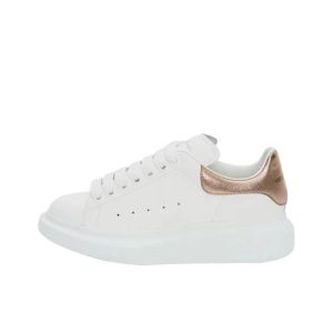 Alexander McQueen 厚底牛皮板鞋534278WHGP5 白金