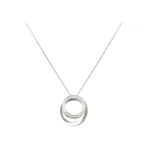 Cartier/卡地亞雙圈相交項鍊b3045800