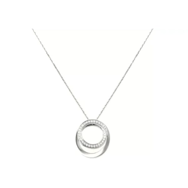Cartier/卡地亞雙圈相交項鍊b3045800