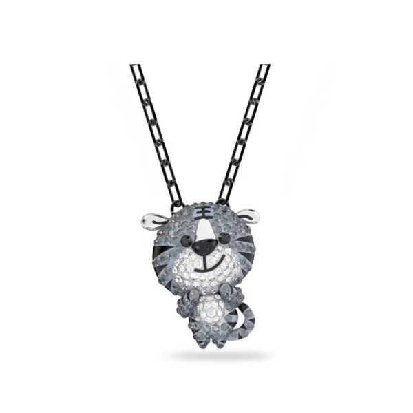 Swarovski/施華洛世奇Zodiac Tiger 萌虎送福項鍊5620291 38cm：圖片 3