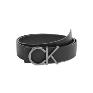 【送禮推薦】Calvin Klein/卡文克萊男士雙面扣孔經典時尚皮帶HC0605H4000 黑色