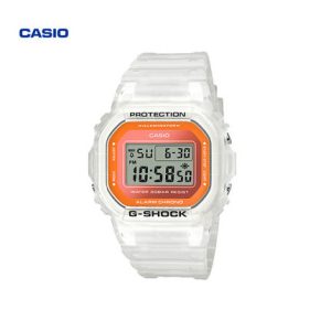 casio旗艦店冰韌系列DW-5600LS透明運動手錶卡西歐G-SHOCK