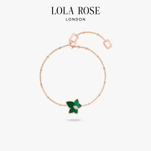 Lola Rose羅拉玫瑰長青藤孔雀石釘珠手鍊女