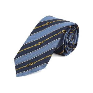 Gucci/古馳商務休閒領帶RAK115 12721 藍色均碼