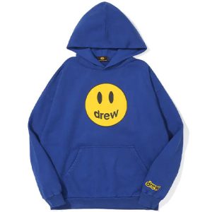 Drew House Mascot Hoodie Ink-blue 笑臉Logo連帽衛衣秋季男女同款墨藍色送禮推薦送男友