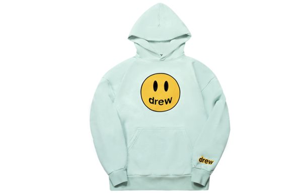 Drew House Mascot Hoodie 笑臉連帽加絨衛衣冬季男女同款薄荷綠送禮推薦