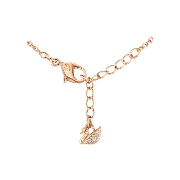 Swarovski/施華洛世奇ICONIC SWAN經典純色黑天鵝鎖骨鏈項鍊5204134：圖片 3