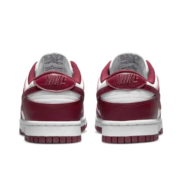 Nike Dunk Bordeaux 低筒/白色/復古紅/酒紅：圖片 3