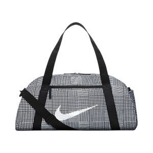 Nike 健身瑜珈運動斜背包單肩手提包格紋FB2857-133