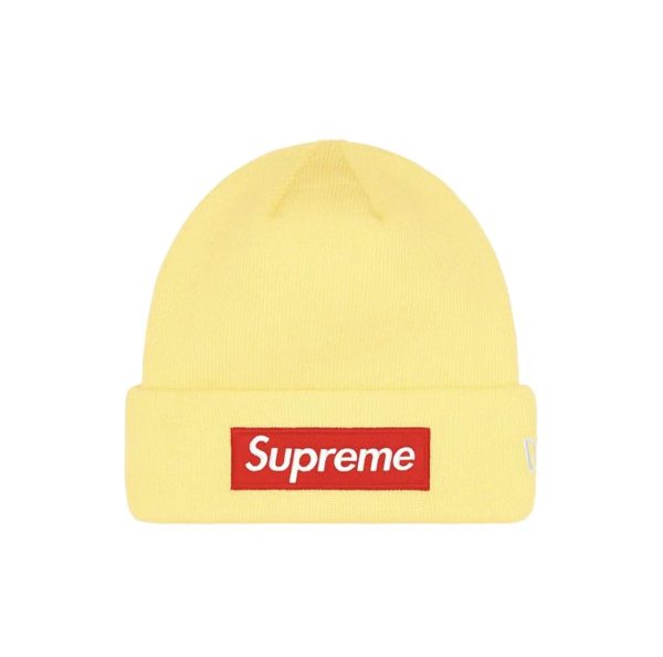 Supreme Week 15 New Era® Box Logo Beanie針織保暖絨帽男女同款情侶款