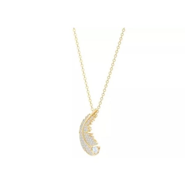 Swarovski/施華洛世奇羽毛鑲鑽鎖骨鏈項鍊5505470：圖片 8