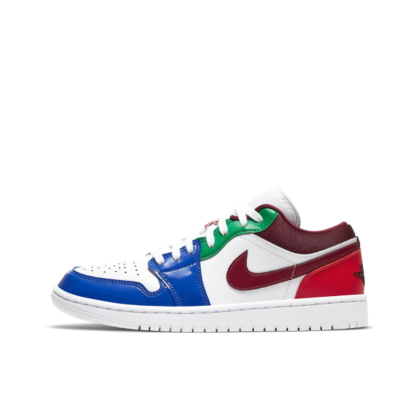 Air Jordan 1 Multi-Color 低筒/白色/酒紅/藍趾：圖片 2