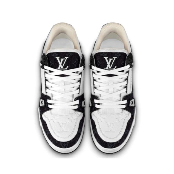 Louis Vuitton Trainer 白/黑/丹寧