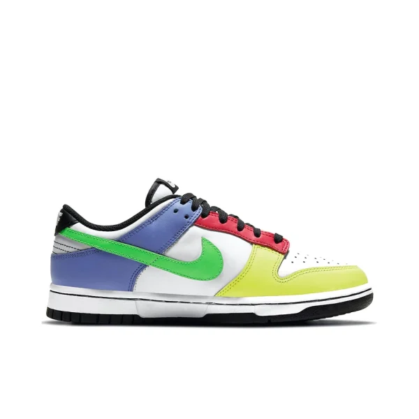 Nike Dunk Green Strike 低筒/白色/淡黃/紫色：圖片 5
