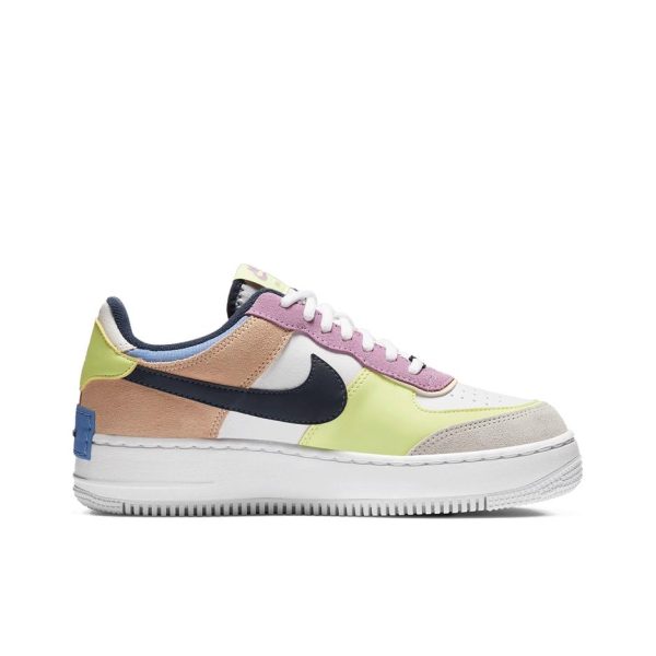 Nike Air Force 1 Shadow 低筒/Shadow/馬卡龍/黑黃粉：圖片 4