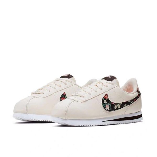 Nike Cortez Basic LTR VF (GS) 花鉤白
