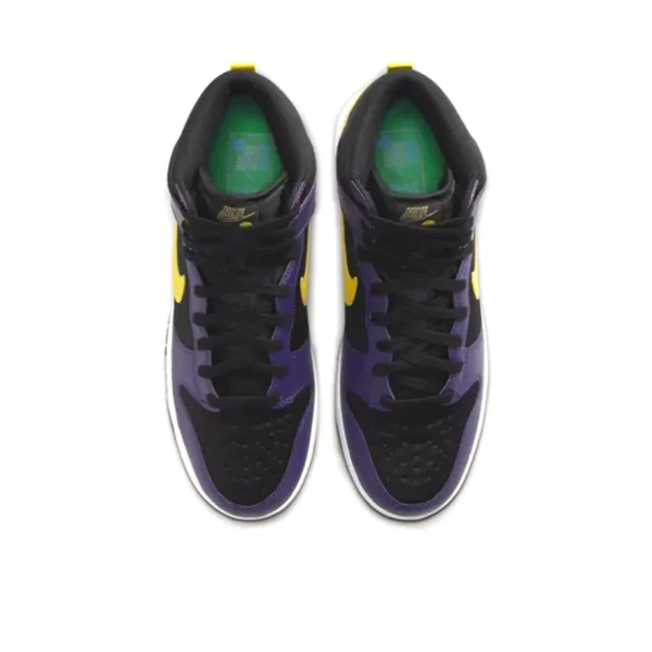 Nike Dunk Lakers 高筒/紫色/黑色/黃色/湖人：圖片 4