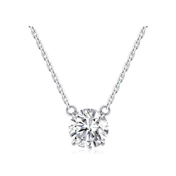 Swarovski/施華洛世奇單鑽水晶項鍊5408442 銀色5408442