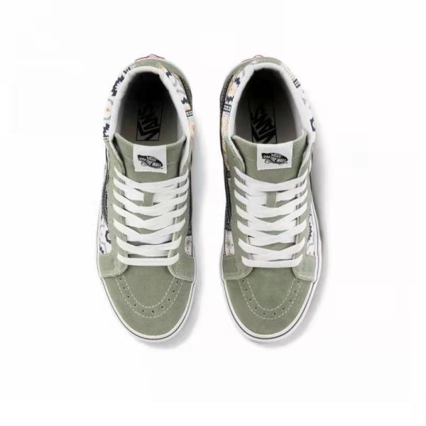 Vans SK8-Hi 淺灰/白色：圖片 5