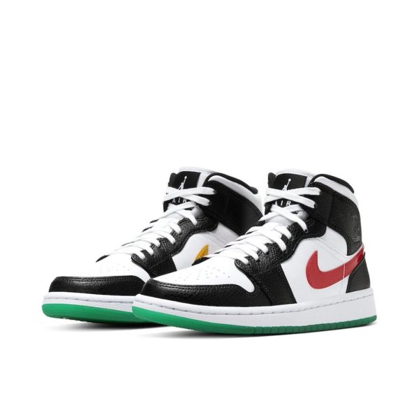 Air Jordan 1 Mid Alternate Swooshes 彩鉤熊貓女款