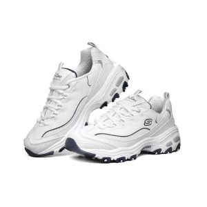 Skechers D'Lites 白色/海軍藍色