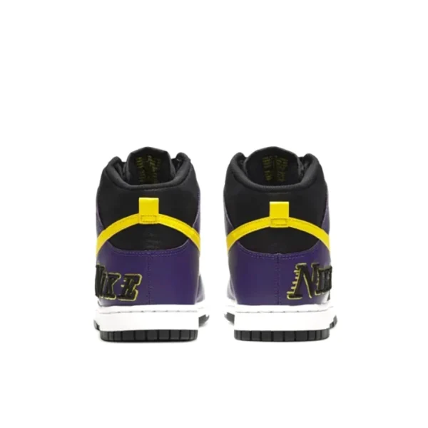 Nike Dunk Lakers 高筒/紫色/黑色/黃色/湖人：圖片 3