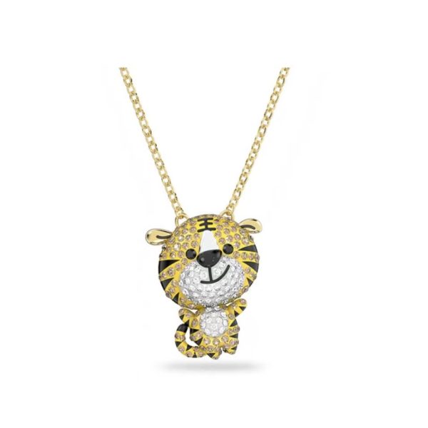 Swarovski/施華洛世奇Zodiac Tiger 萌虎送福項鍊5620291 38cm