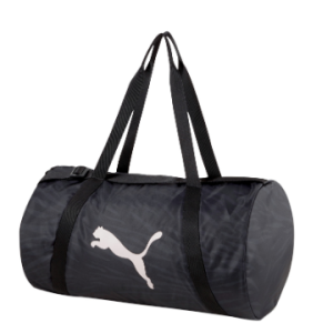 Puma 女子休閒印花手提包078287 黑色-01