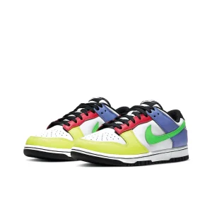 Nike Dunk Green Strike 低筒/白色/淡黃/紫色