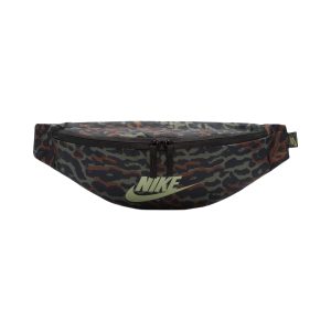 Nike HERITAGE 休閒時尚印花胸包腰包黑/油綠FB2845-010