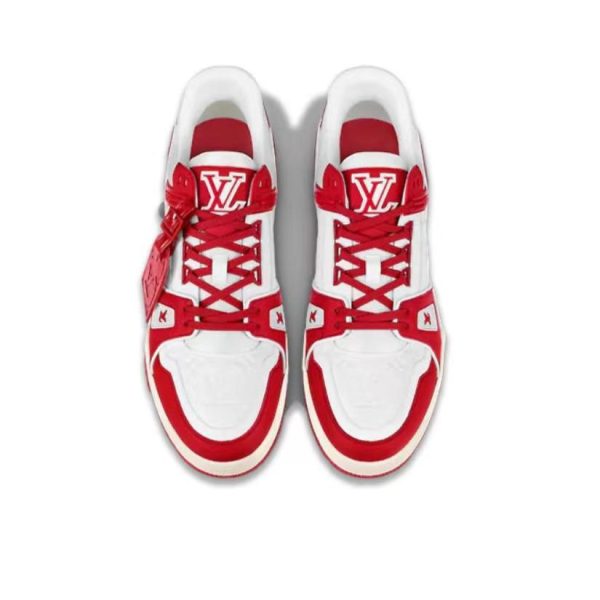 Louis Vuitton Trainer 紅色/白色：圖片 4