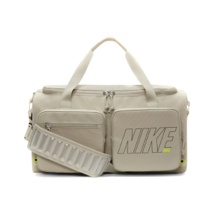 Nike 印花訓練緩震收納拉鍊口袋行李包石色DO6612-230