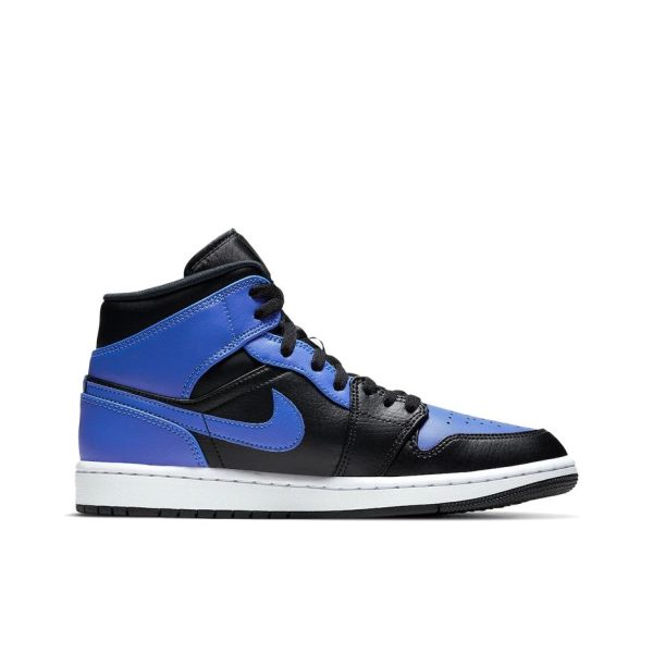 Air Jordan 1 Hyper Royal 中號/黑/皇家藍：圖片 4