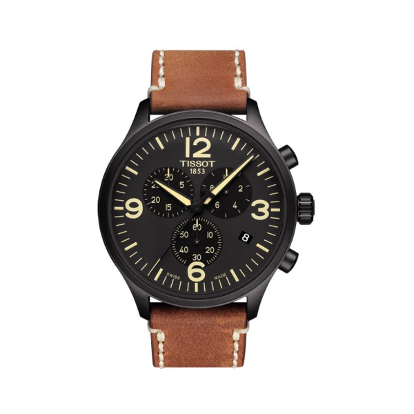 【陳飛宇同款】Tissot/天梭速馳古潮系列45mm 石英男士手錶T116.617.36.057.00