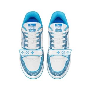 Louis Vuitton Trainer 藍白