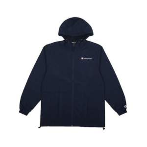 Champion/冠軍全拉鍊左胸小草寫logo外套外套V1015-549369 藏藍
