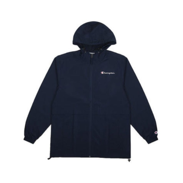 Champion/冠軍全拉鍊左胸小草寫logo外套外套V1015-549369 藏藍
