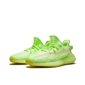 Adidas Originals Yeezy Boost 350 V2 "Glow in the Dark" 夜光綠男女同款